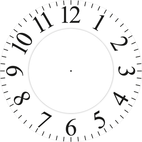 Farmhouse Clock SVG