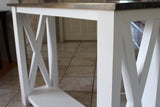 X Brace Console Table