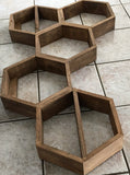 Hexagon Shelves