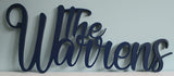 Painted Surname Cutout
