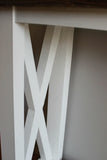 X Brace Console Table