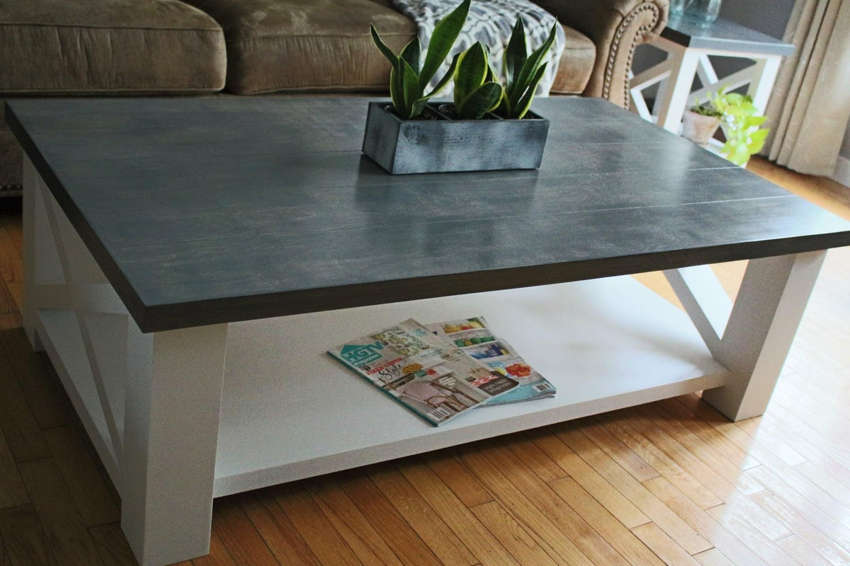 X Brace Coffee Table Jolene England o/a The Woodbox