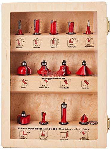 Freud industrial online router bit set